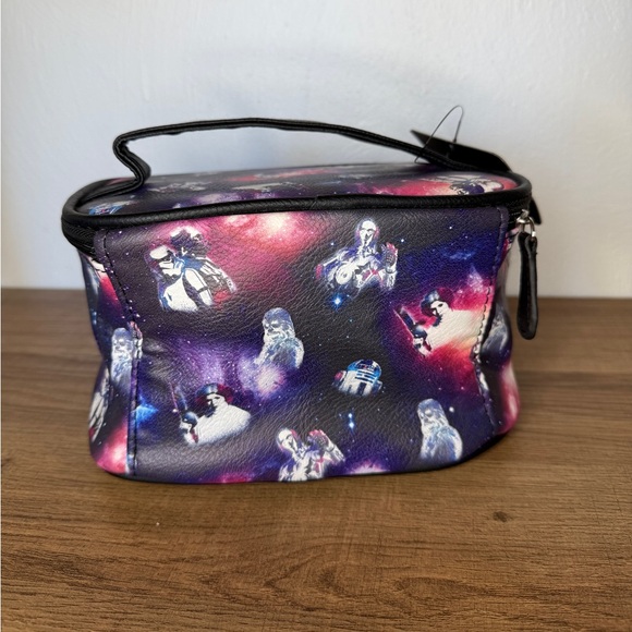 Loungefly Star Wars Galaxy Print Vanity Train Case w/ Mirror Torrid Exclusive - Picture 3 of 12